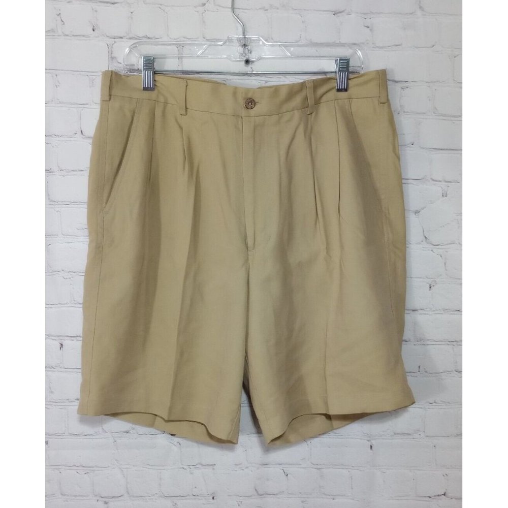 Luau Mens Shorts Size 34 Chino 100% Finest Tencel Lyocell